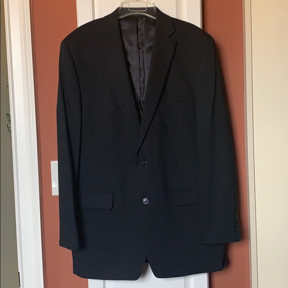 Men’s Calvin Klein black suit 42L